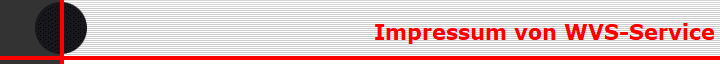 Impressum von WVS-Service